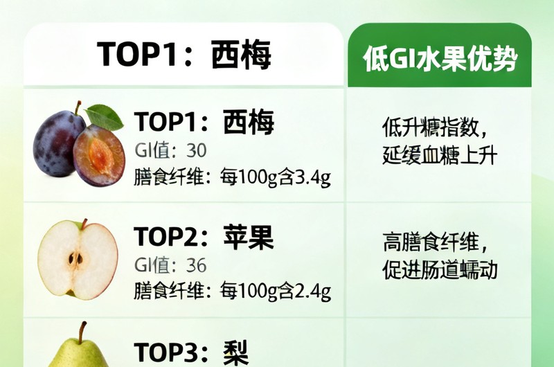 糖尿病能不能吃西梅?升糖指数实测 - 配图