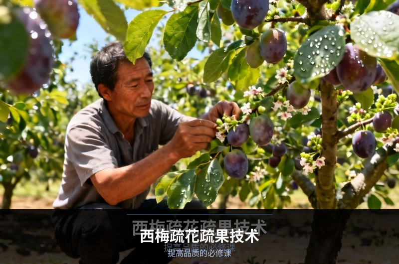 西梅疏花疏果技术：提高品质的必修课