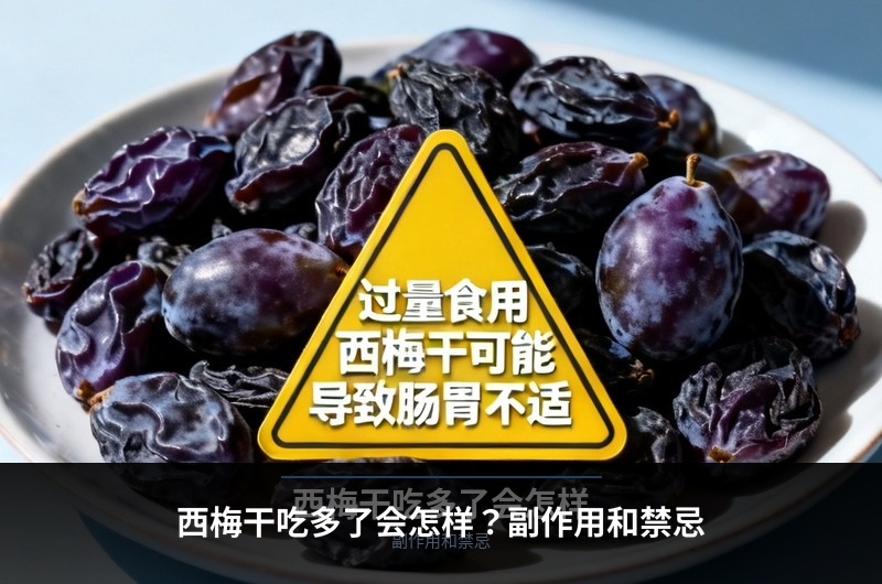 西梅干吃多了会怎样？副作用和禁忌