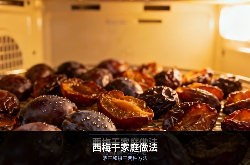 西梅干家庭做法：晒干和烘干两种方法