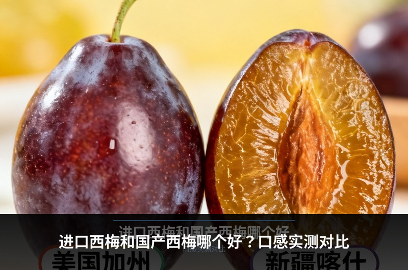 进口西梅和国产西梅哪个好？口感实测对比