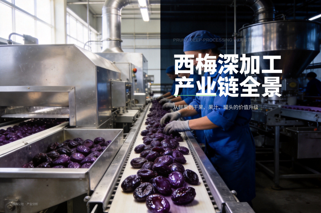 西梅深加工产业链全景 - 场景图