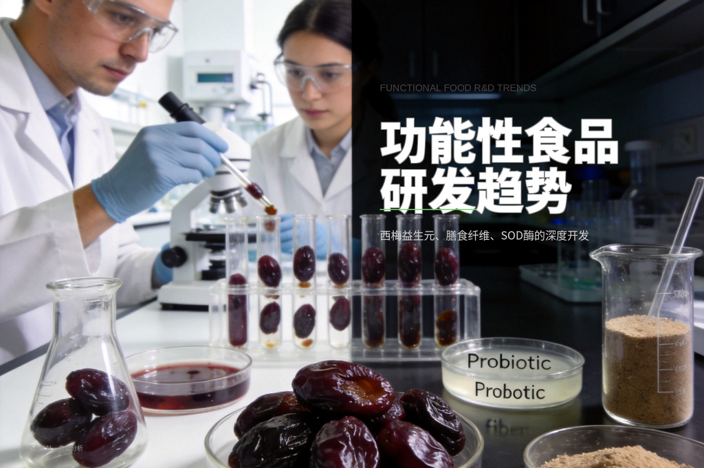 功能性食品研发趋势：西梅益生元、膳食纤维、SOD酶的深度开发