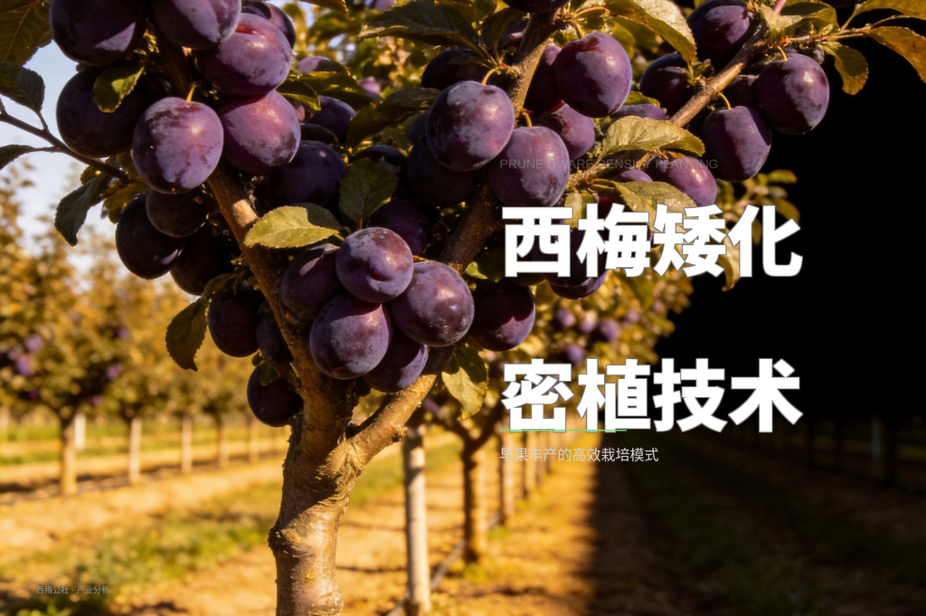 西梅矮化密植技术:早果丰产的高效栽培模式 西梅矮化密植技术 - 配图