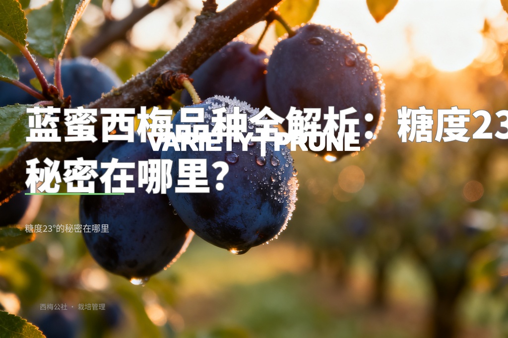 蓝蜜西梅品种特性：高糖低酸的晚熟明星