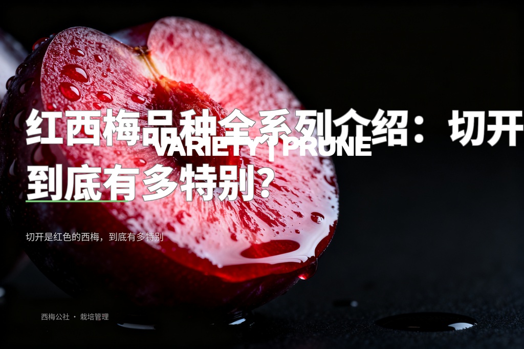 红西梅品种系列介绍：红肉西梅的独特风味