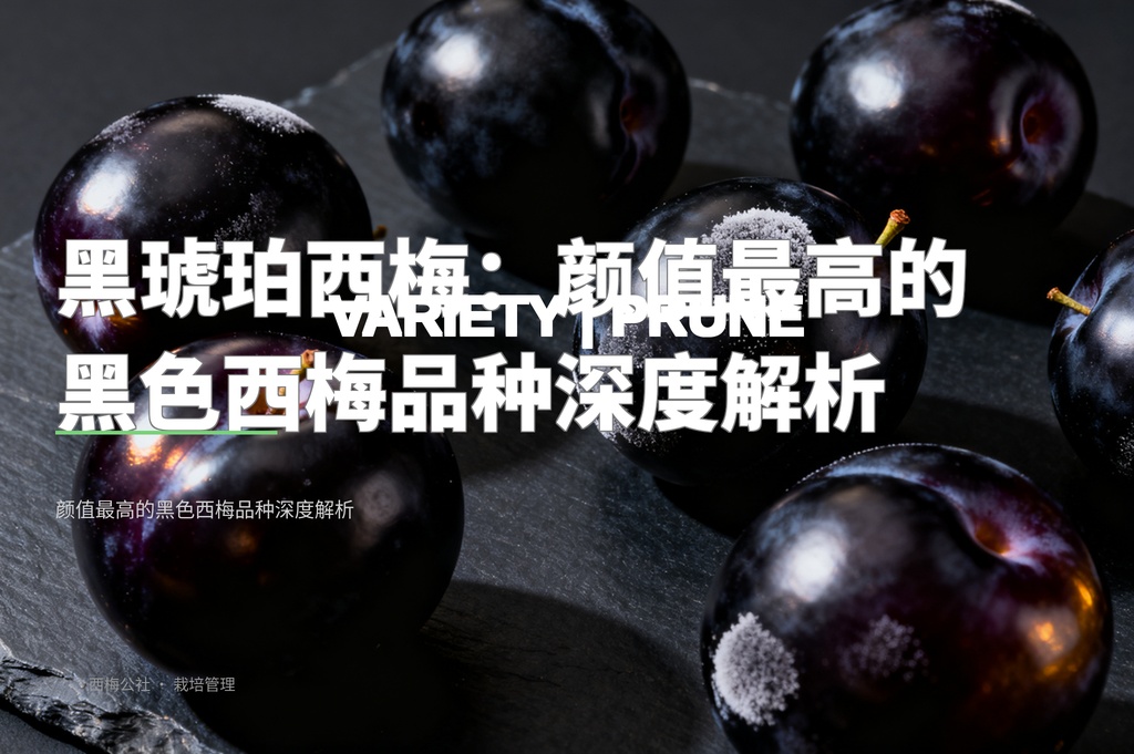 黑琥珀西梅：颜值最高的黑色西梅品种