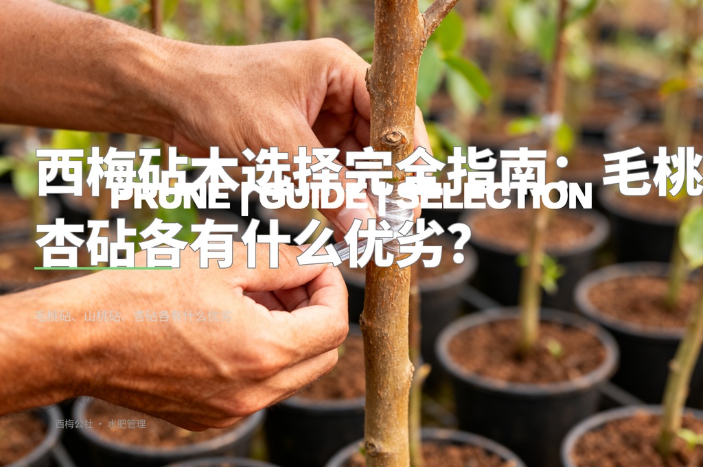 西梅砧木选择指南：毛桃砧、山桃砧、杏砧各有什么优劣