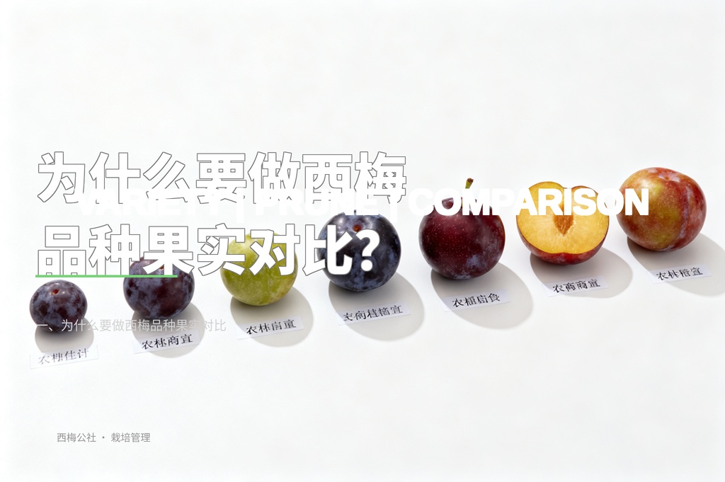 西梅品种果实对比：大小、颜色、糖度、硬度全面评测