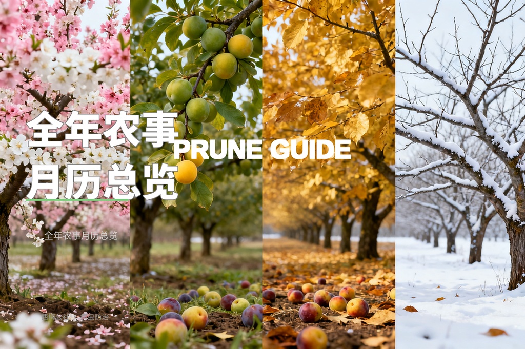 西梅种植全年农事月历：1月到12月该做什么