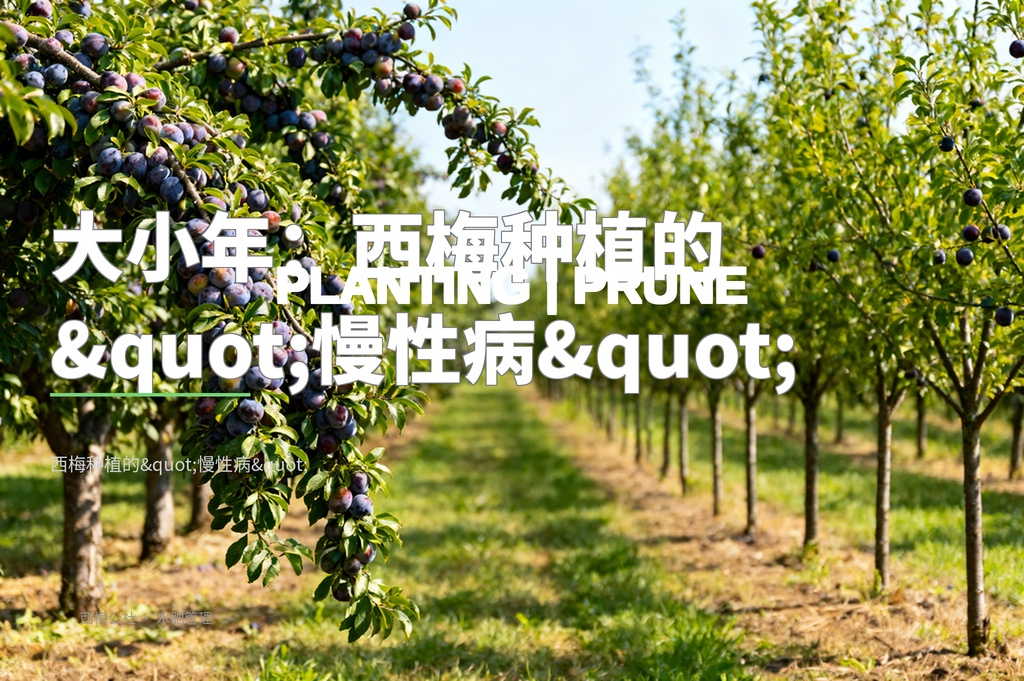 西梅大小年调控技术：如何让产量稳定在盛果期水平