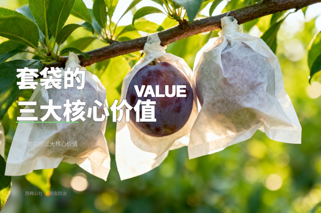 西梅套袋技术：防虫防病还能提升果面色泽