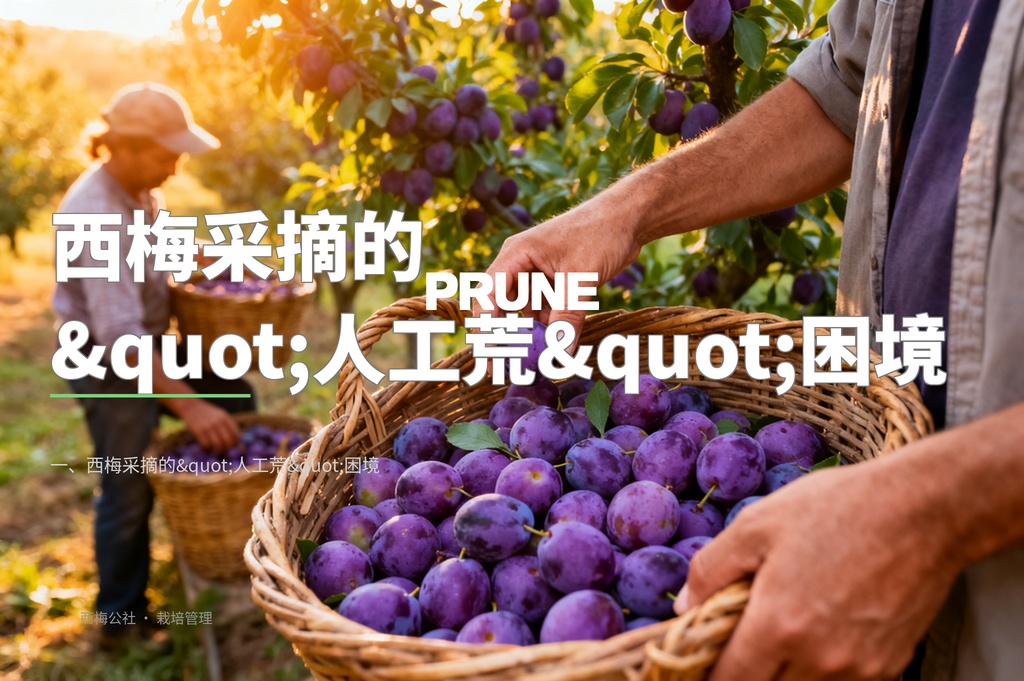 西梅采摘机械化方案：果园机械化升级路线