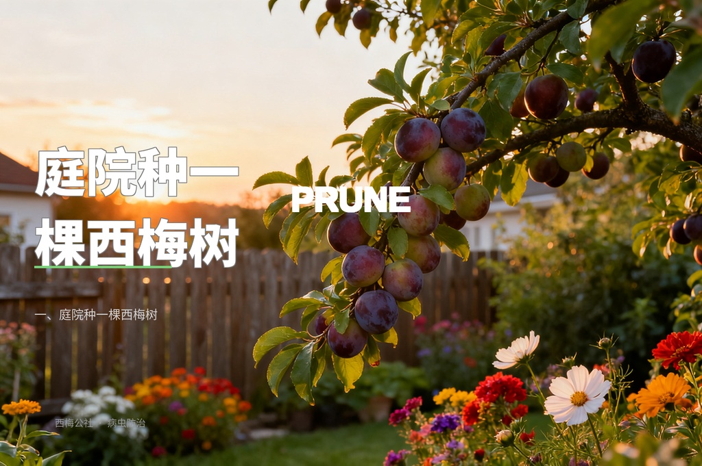 西梅家庭庭院种植：一棵西梅树的全年养护