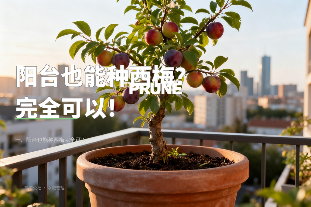西梅盆栽技术：阳台盆栽也能结果