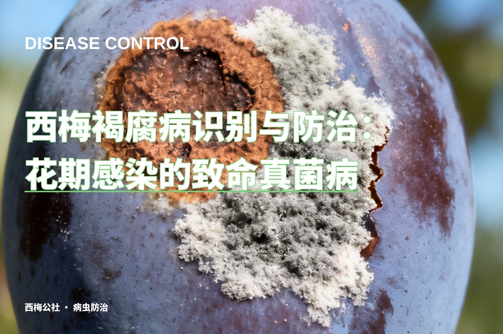 西梅褐腐病识别与防治：花期感染的致命真菌病