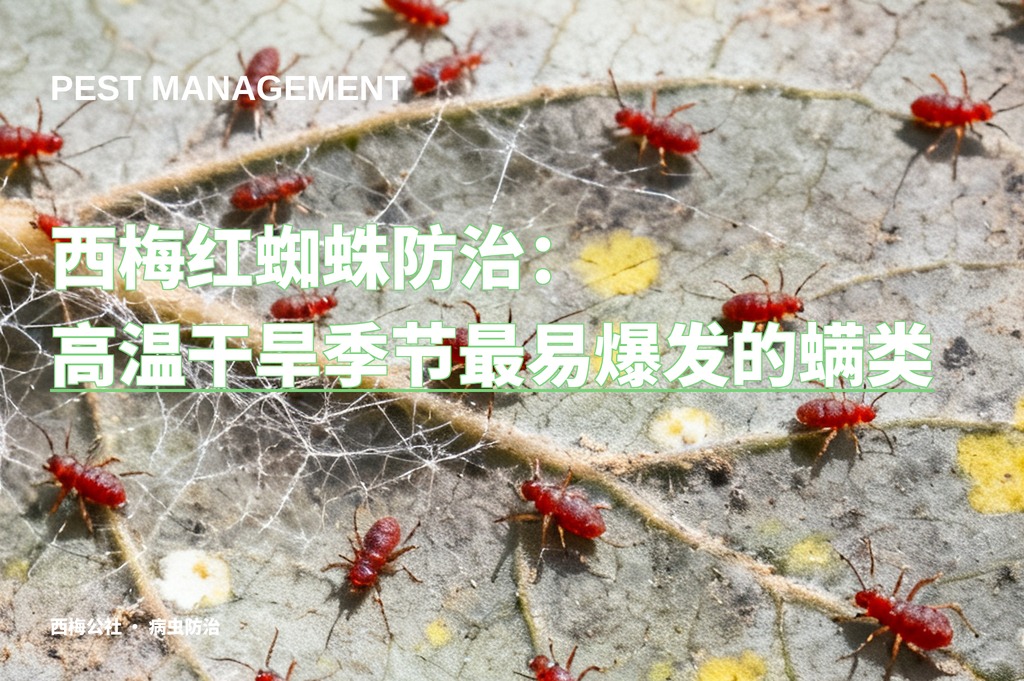 西梅红蜘蛛防治：高温干旱季节最易爆发的螨类