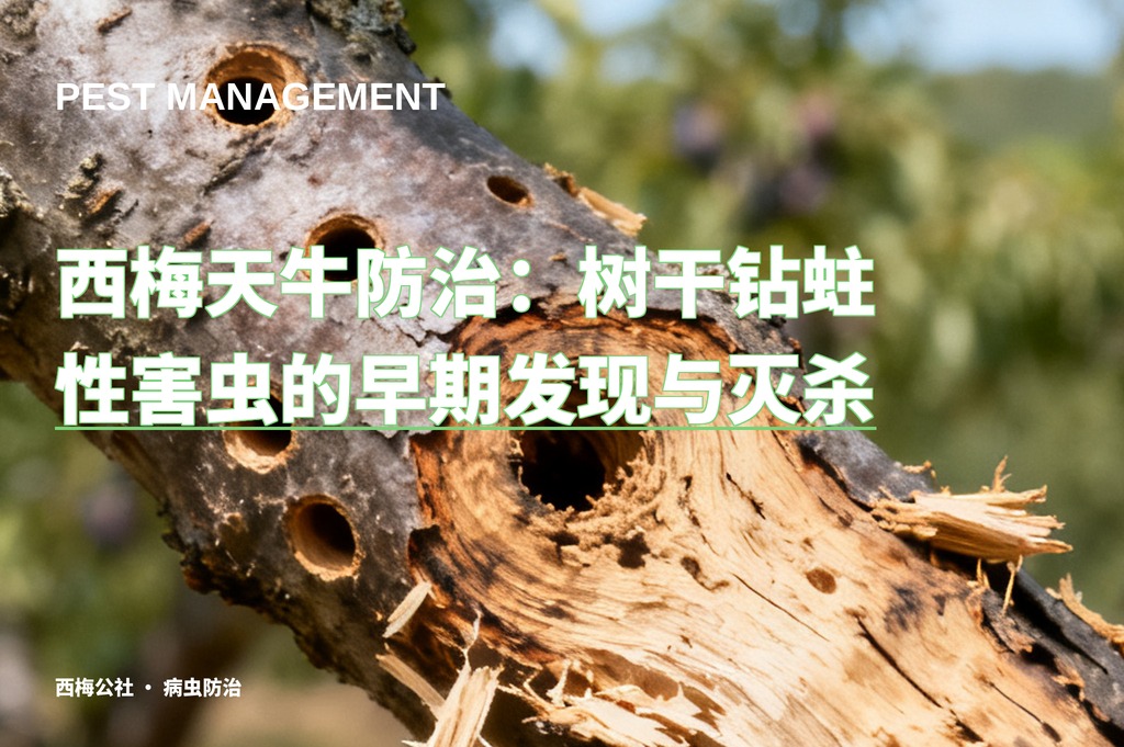 西梅天牛防治：树干钻蛀性害虫的早期发现与灭杀
