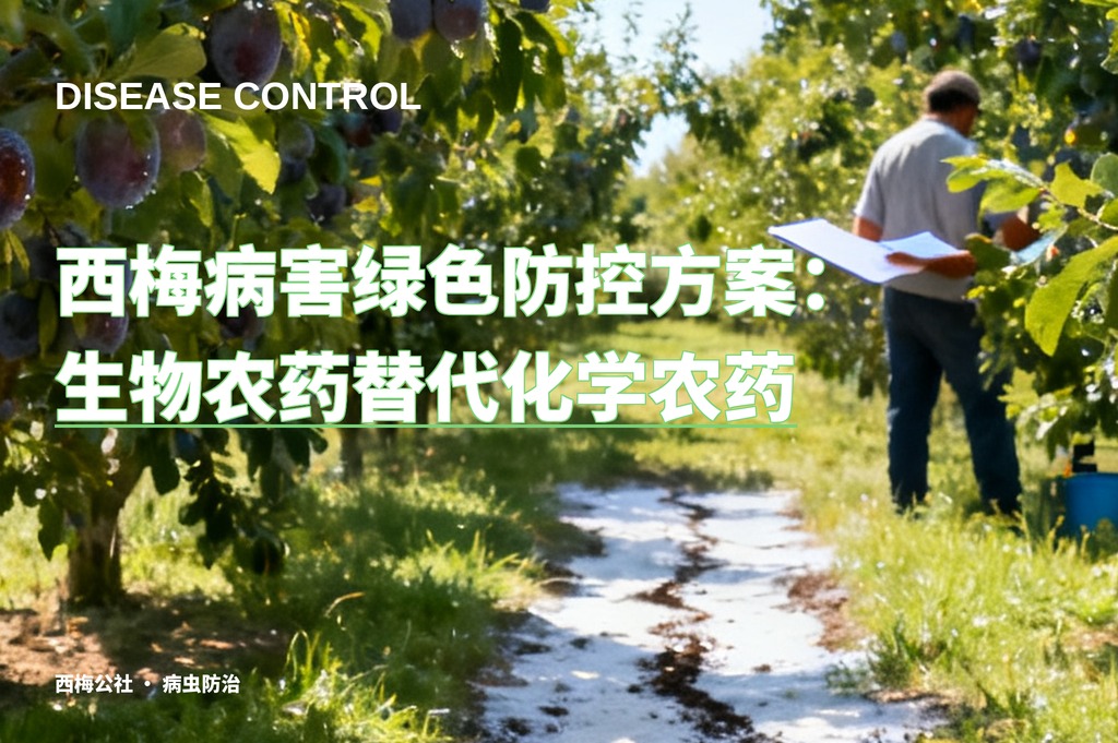 西梅病害绿色防控方案：生物农药替代化学农药