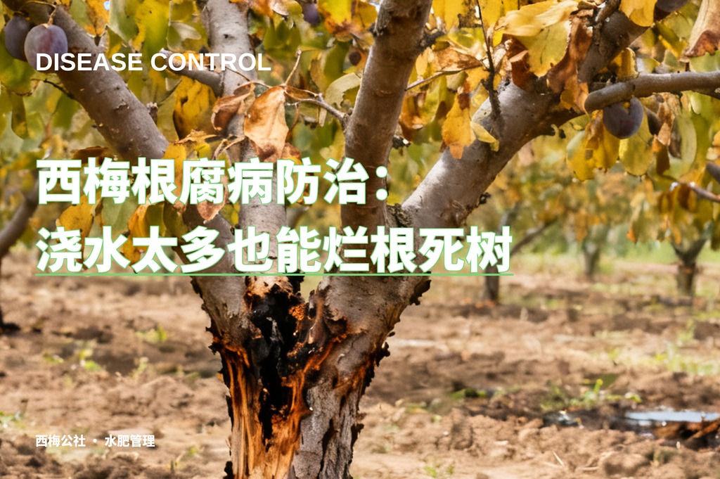 西梅根腐病防治：浇水太多也能烂根死树