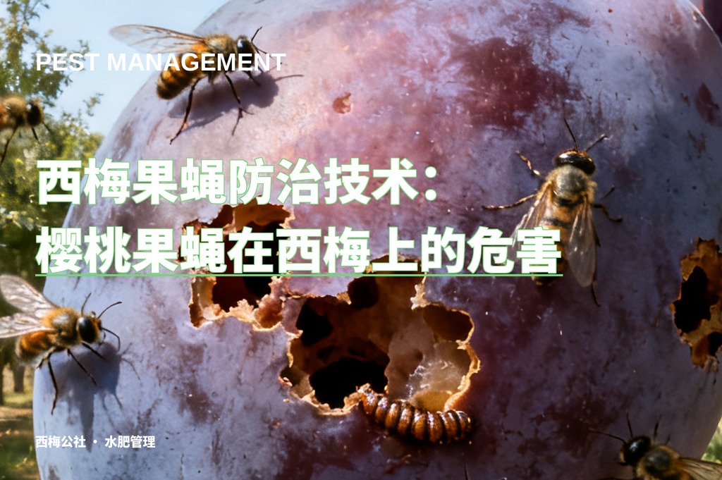 西梅果蝇防治技术：樱桃果蝇在西梅上的危害
