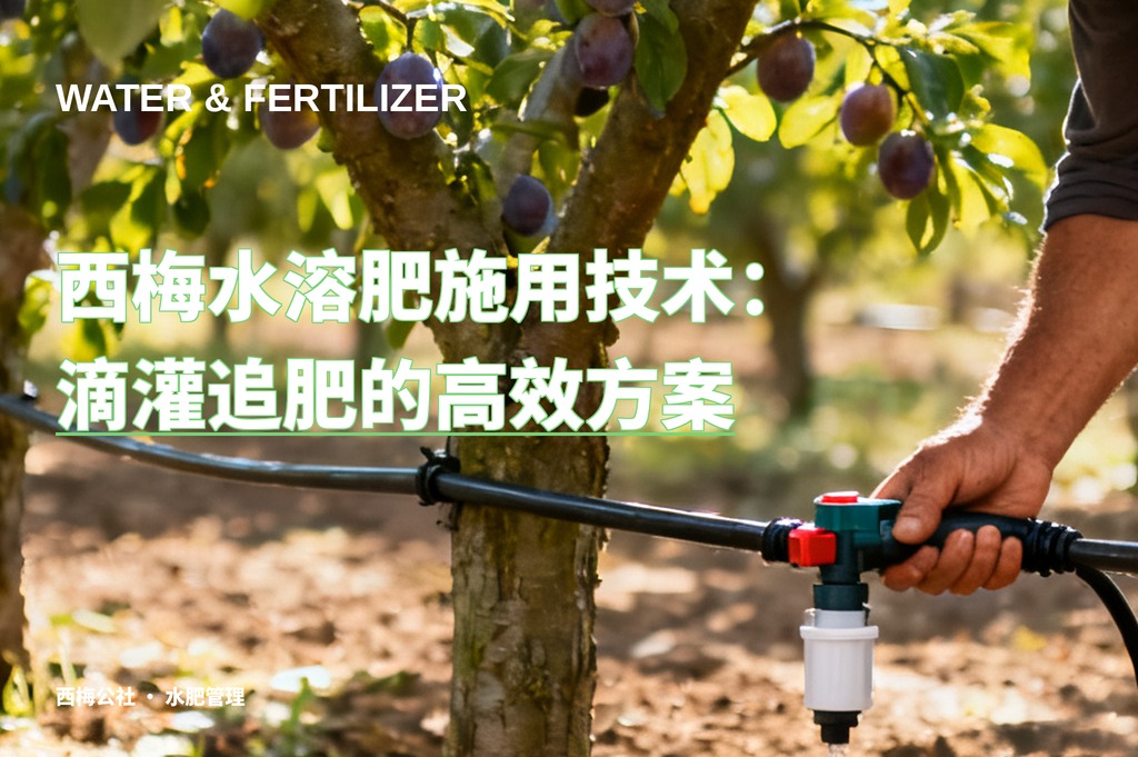 西梅水溶肥施用技术：滴灌追肥的高效方案