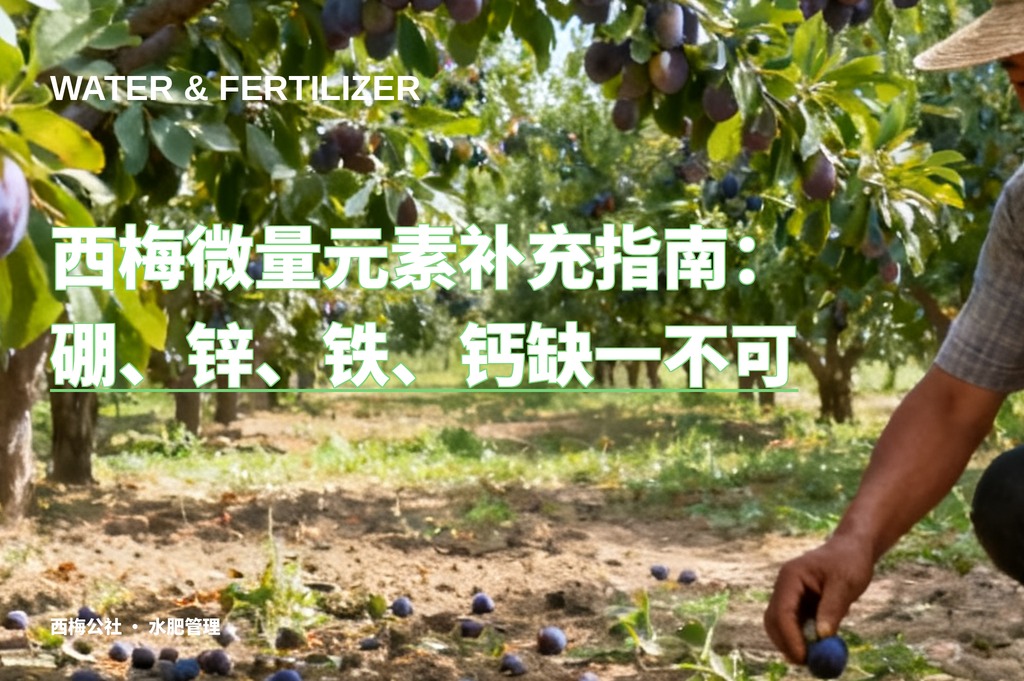 西梅微量元素补充指南：硼、锌、铁、钙缺一不可