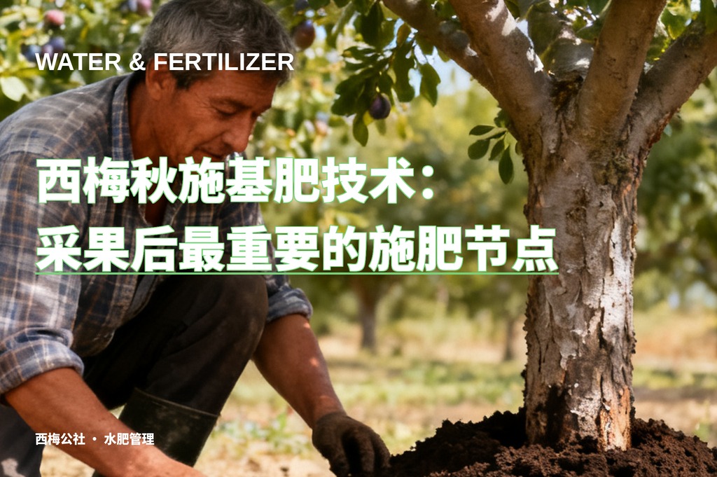 西梅秋施基肥技术：采果后最重要的施肥节点