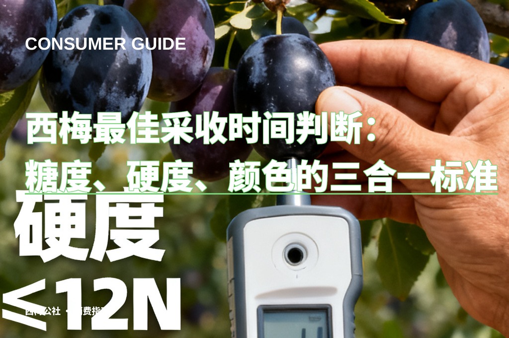 西梅最佳采收时间判断：糖度、硬度、颜色的三合一标准