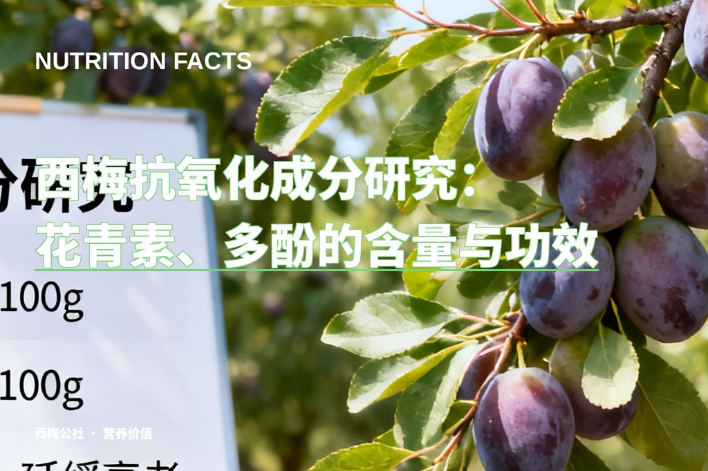 西梅抗氧化成分研究：花青素、多酚的含量与功效
