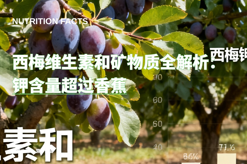 西梅维生素和矿物质全解析：钾含量超过香蕉