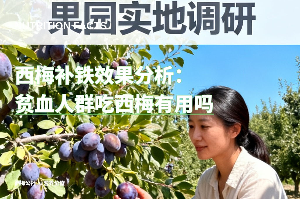 西梅补铁效果分析：贫血人群吃西梅有用吗