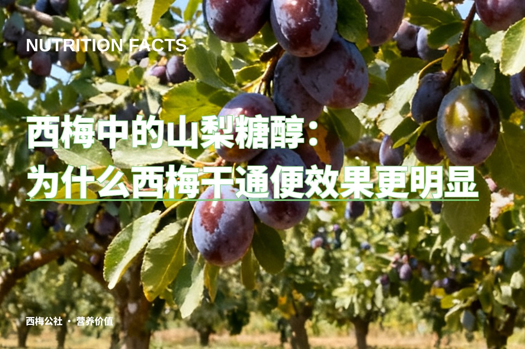 西梅中的山梨糖醇：为什么西梅干通便效果更明显