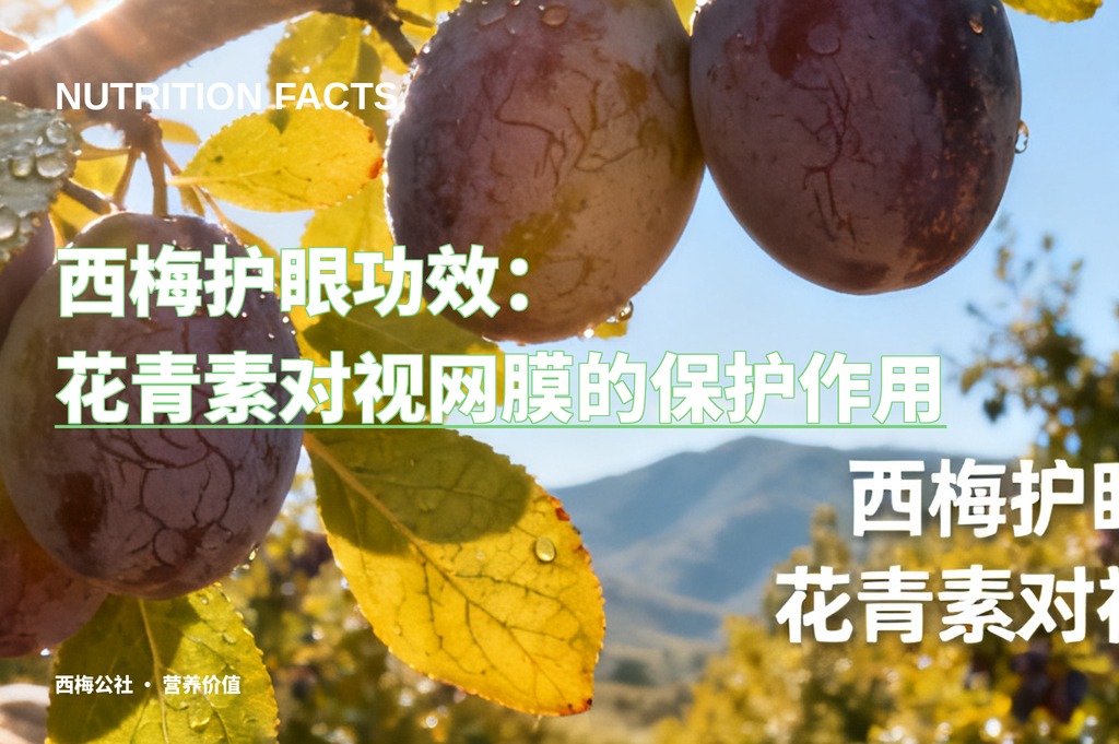 西梅护眼功效：花青素对视网膜的保护作用