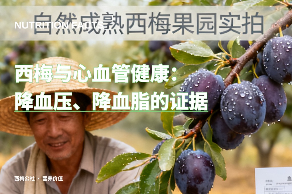 西梅与心血管健康：降血压、降血脂的证据