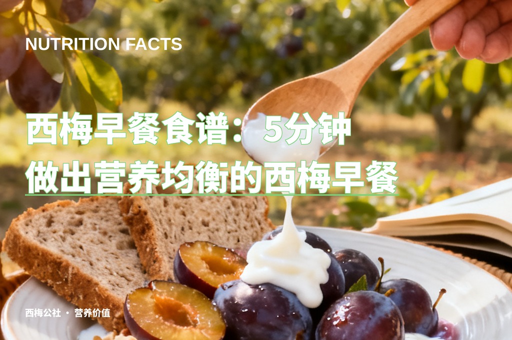 西梅早餐食谱：5分钟做出营养均衡的西梅早餐