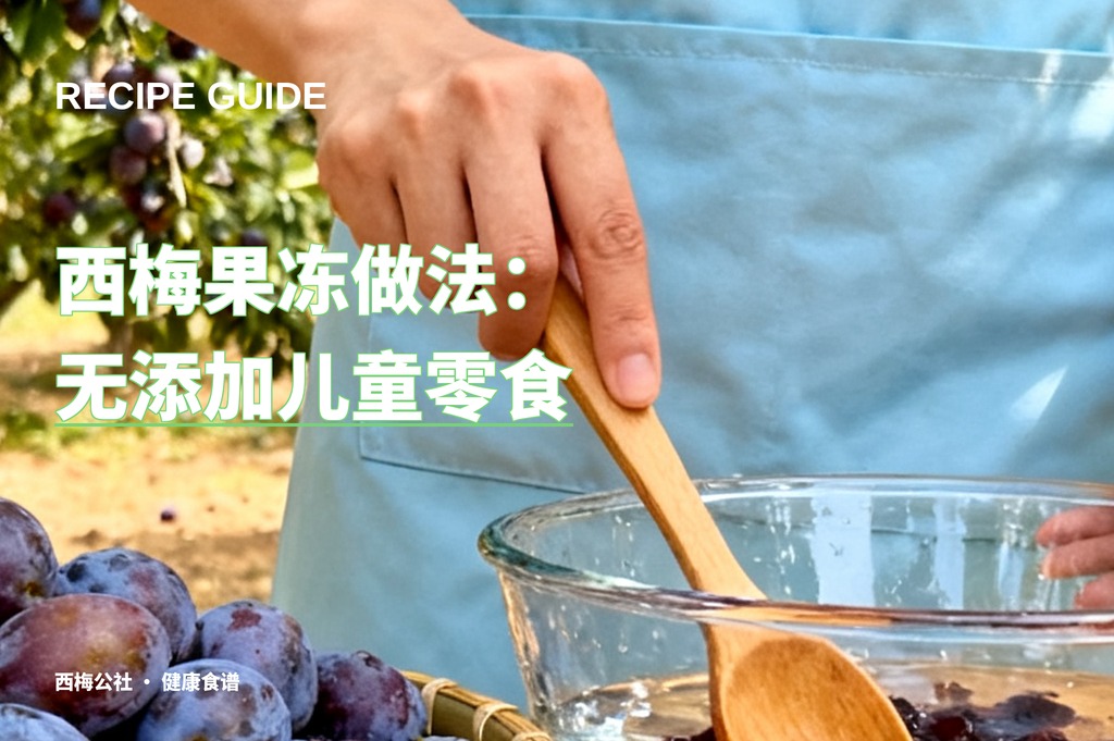 西梅果冻做法：无添加儿童零食