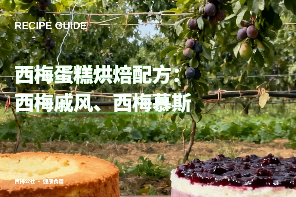 西梅蛋糕烘焙配方：西梅戚风、西梅慕斯