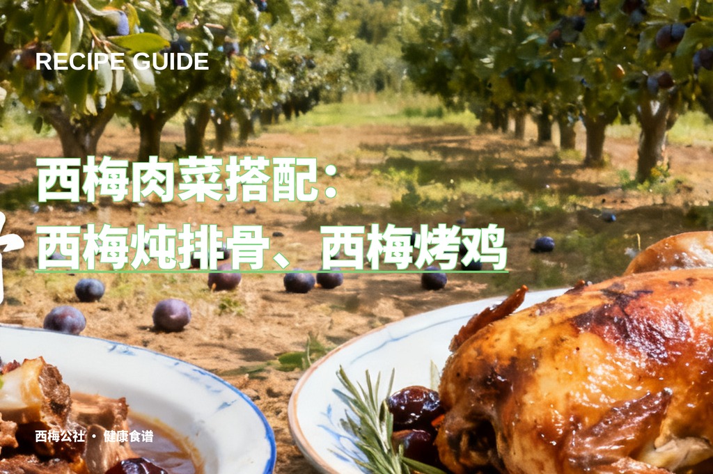 西梅肉菜搭配：西梅炖排骨、西梅烤鸡