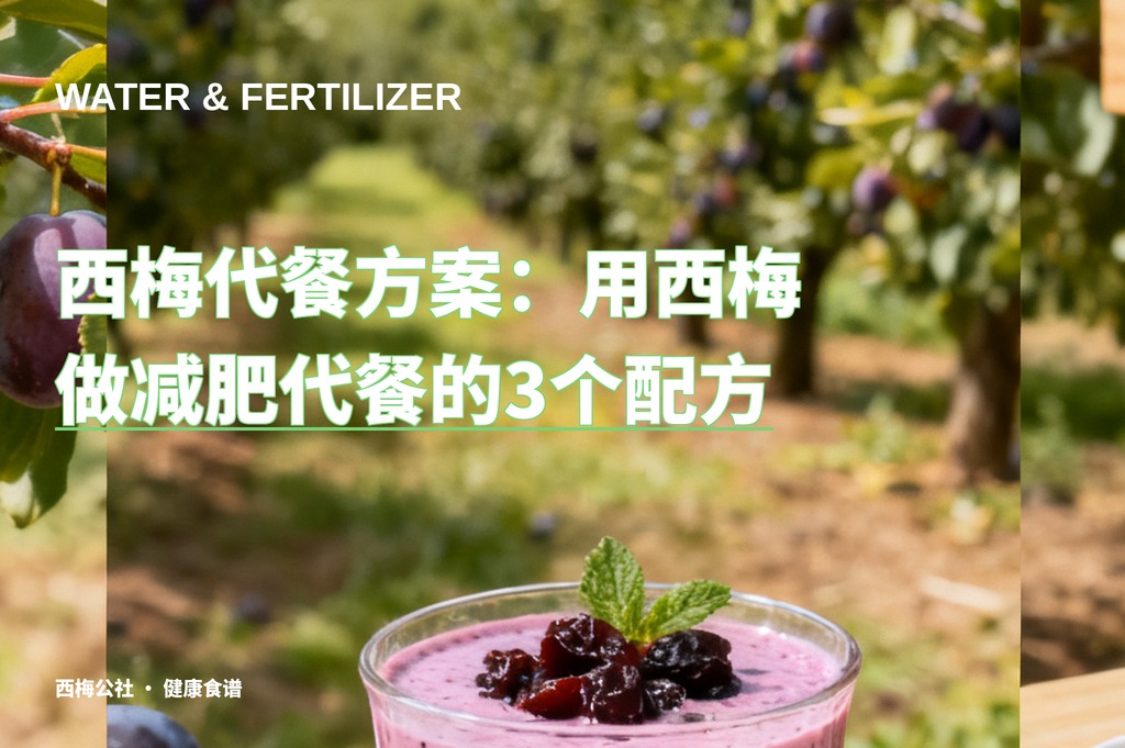 西梅代餐方案：用西梅做减肥代餐的3个配方