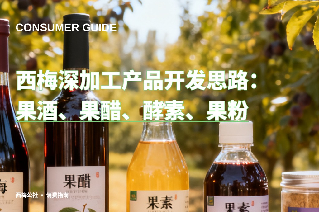 西梅深加工产品开发思路：果酒、果醋、酵素、果粉