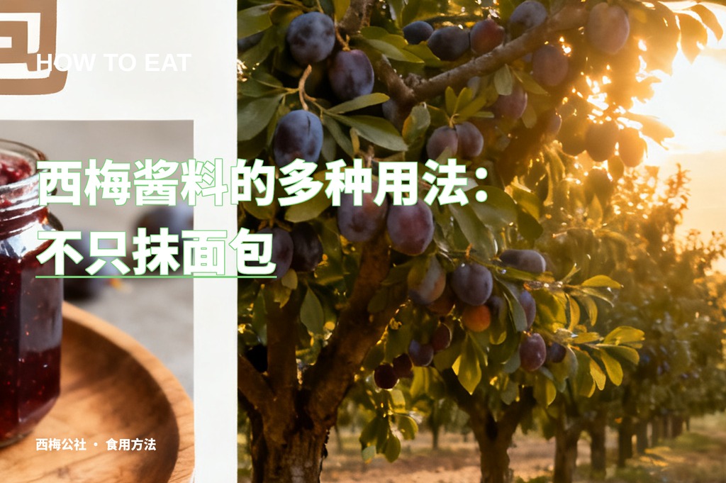 西梅酱料的多种用法：不只抹面包
