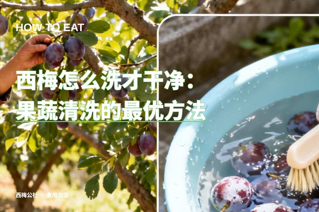 西梅怎么洗才干净：果蔬清洗的最优方法