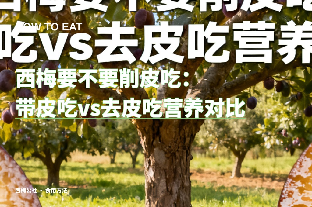 西梅要不要削皮吃：带皮吃vs去皮吃营养对比