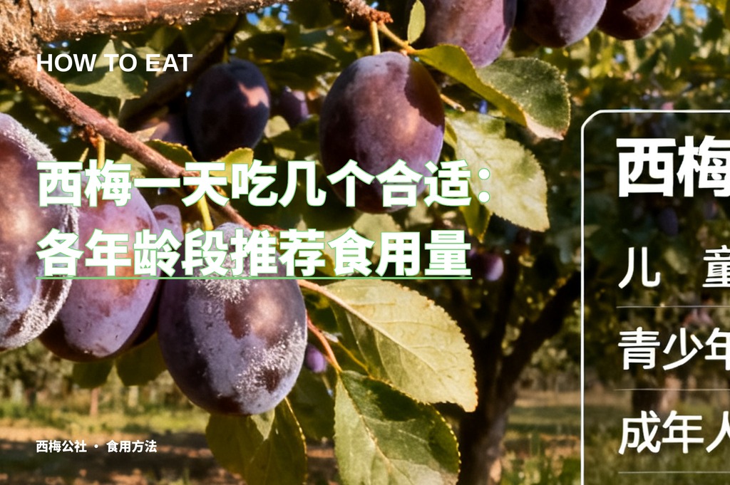 西梅一天吃几个合适：各年龄段推荐食用量