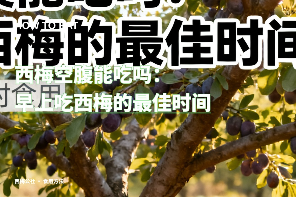 西梅空腹能吃吗：早上吃西梅的最佳时间