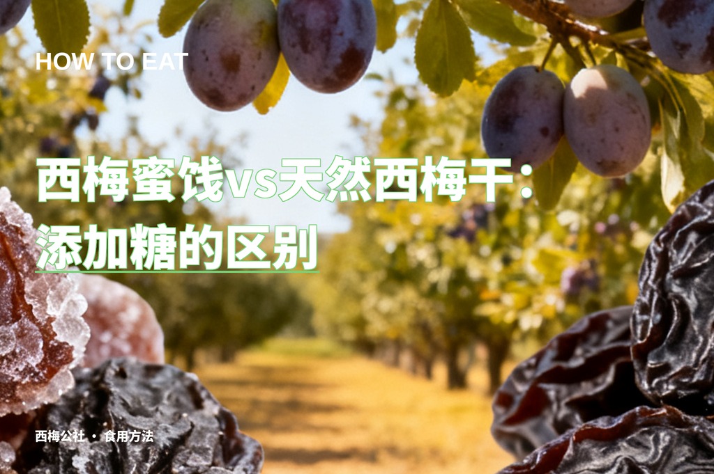 西梅蜜饯vs天然西梅干：添加糖的区别