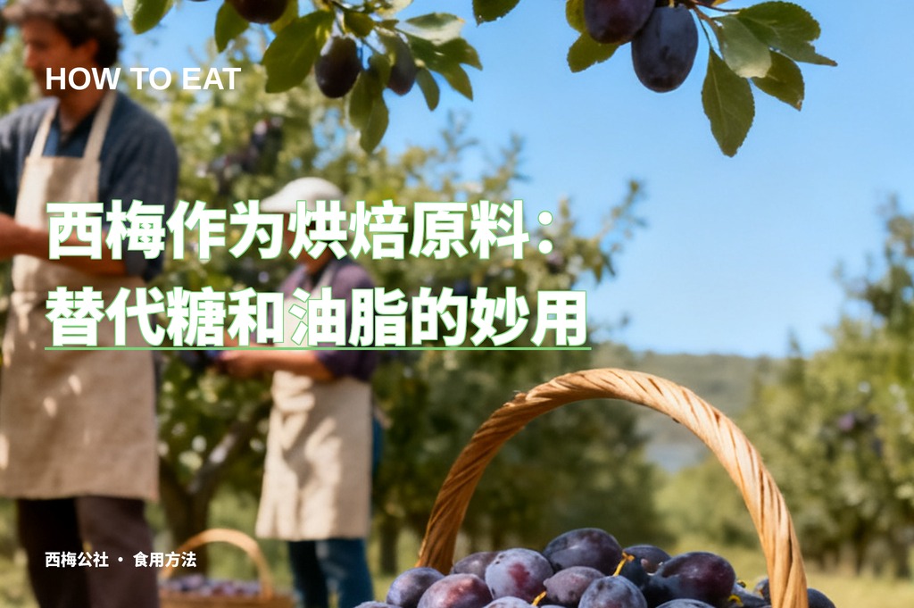 西梅作为烘焙原料：替代糖和油脂的妙用