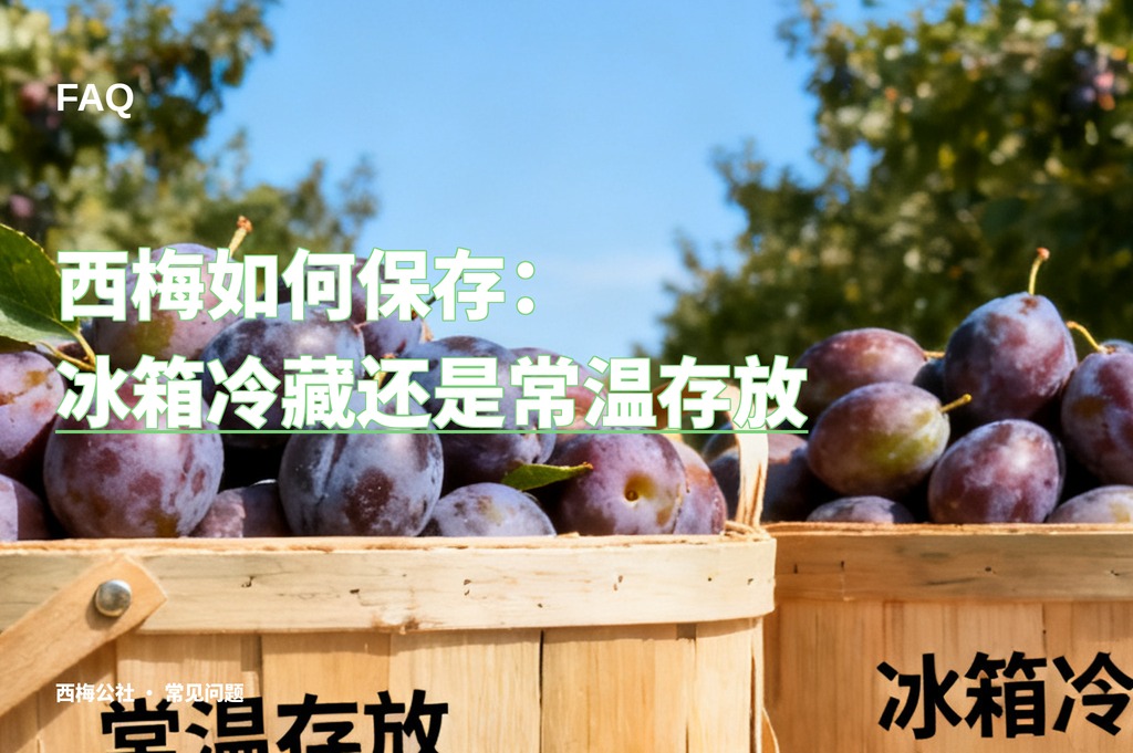 西梅如何保存：冰箱冷藏还是常温存放