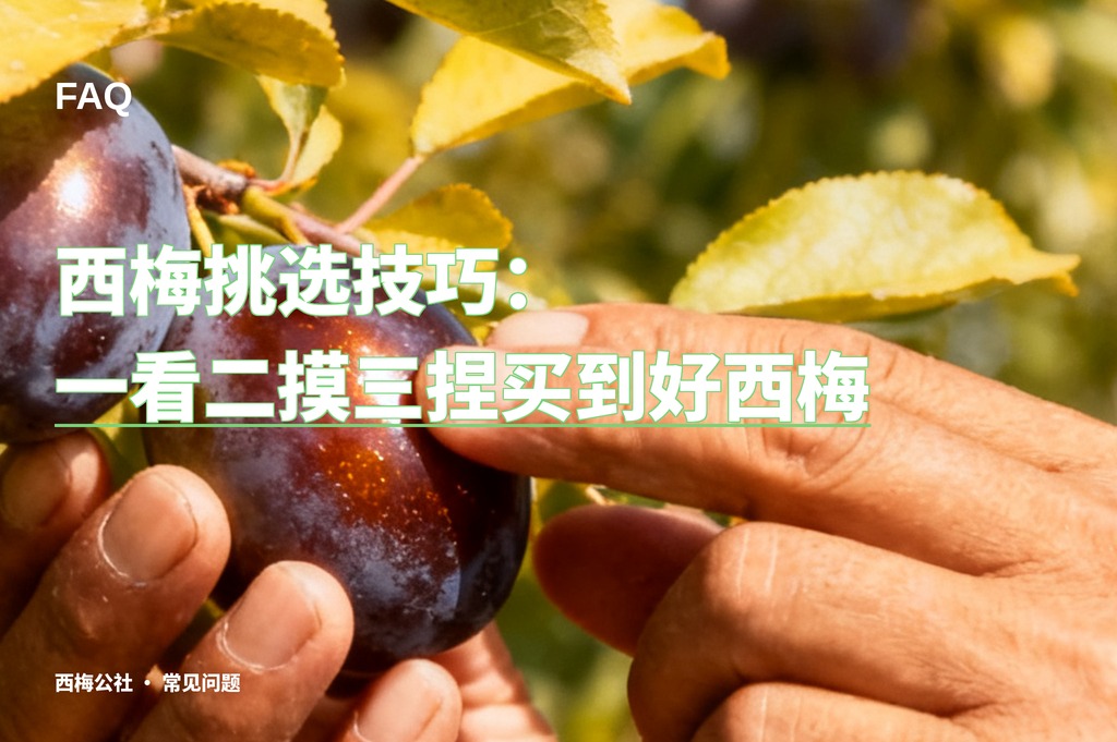 西梅挑选技巧：一看二摸三捏买到好西梅